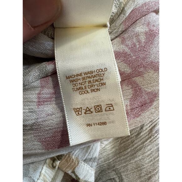 Frye x Anthropologie Floral Tiered Midi Dress – M - Picture 6 of 7